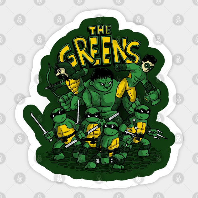 The Greens Sticker by salihgonenli